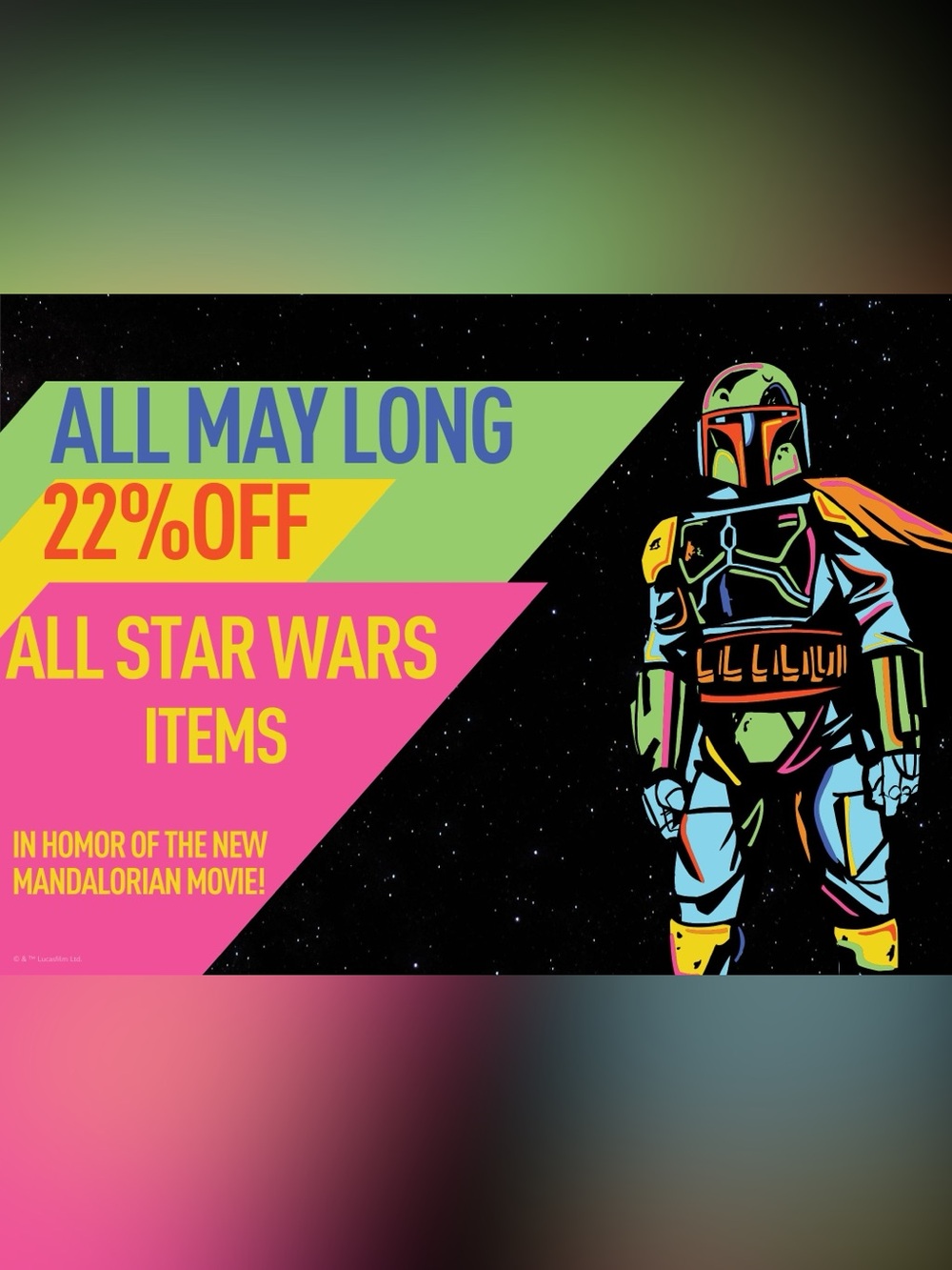 Star Wars Sale! See description below
